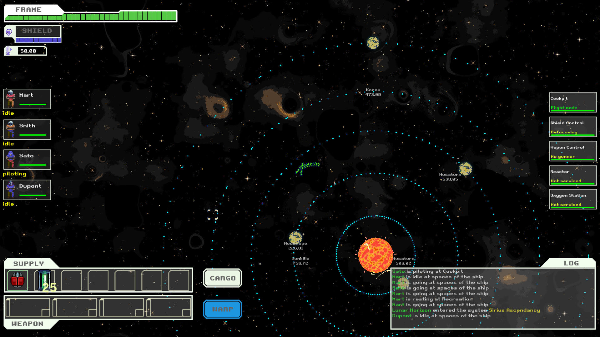 Screenshot of LTA: Light-years! Thrusters! Action!