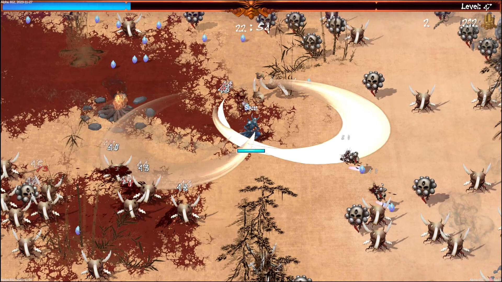 Dark Samurai screenshot game