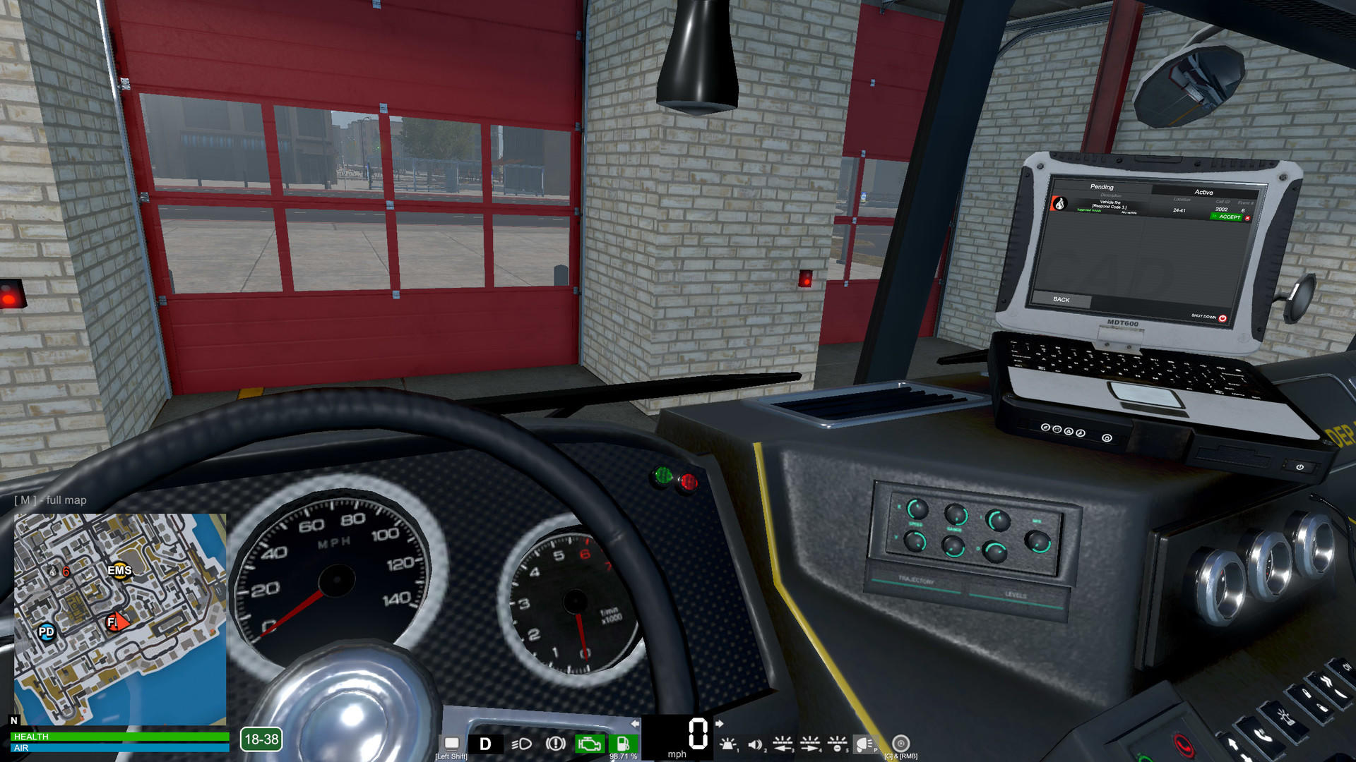 Screenshot of Flashing Lights: Police, Firefighting, Emergency Services Simulator