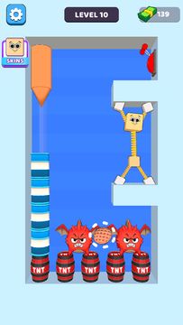 Spring Guy: Stretch Game Game Screenshot