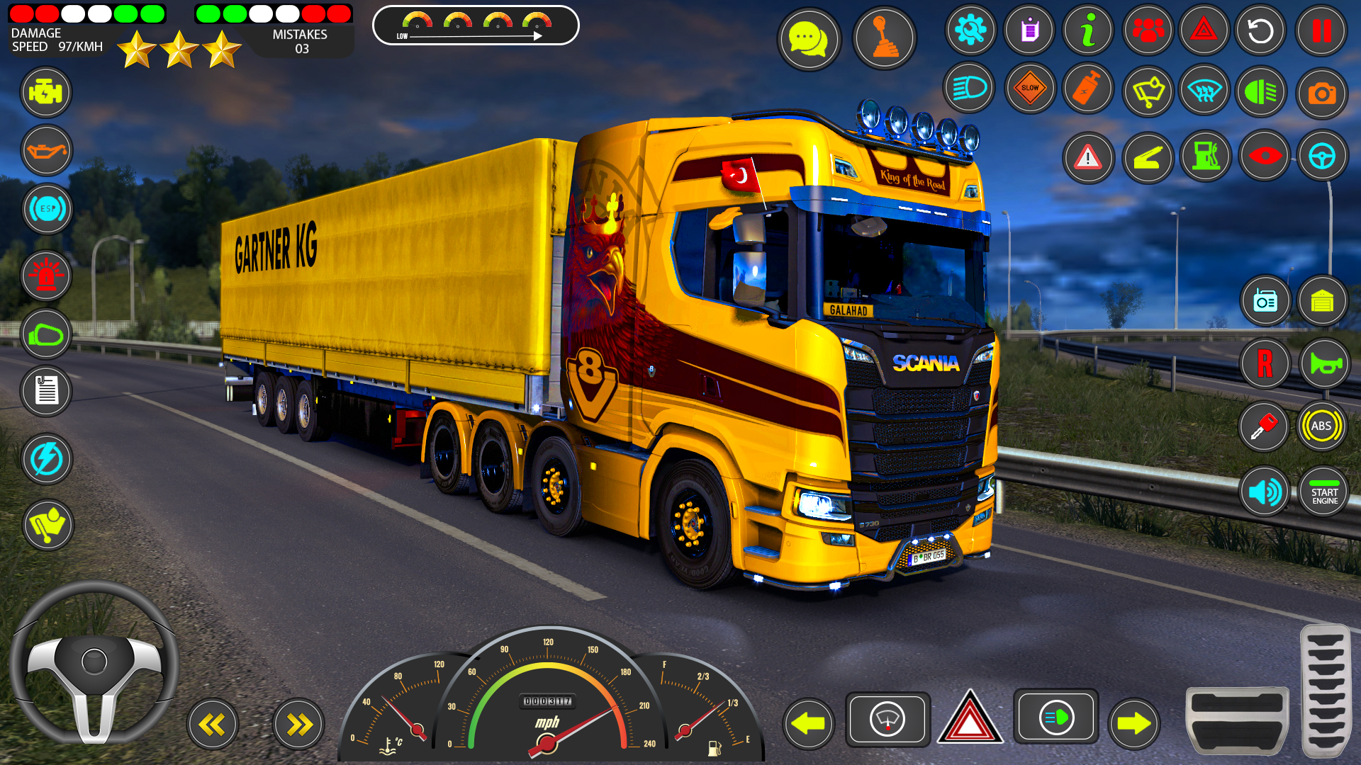 Euro Truck Simulator 2 Game 3D ภาพหน้าจอเกม