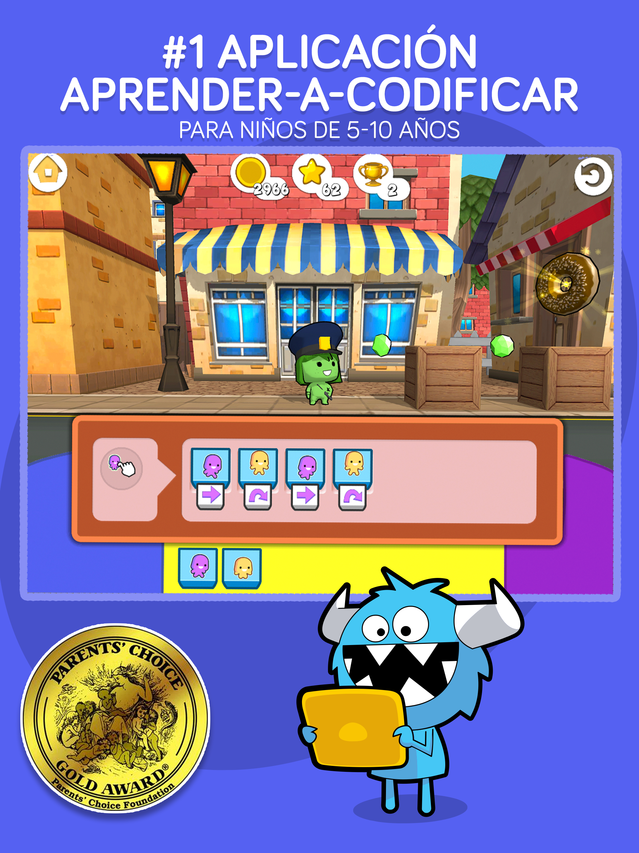 Captura de Pantalla del Juego codeSpark Código de niños