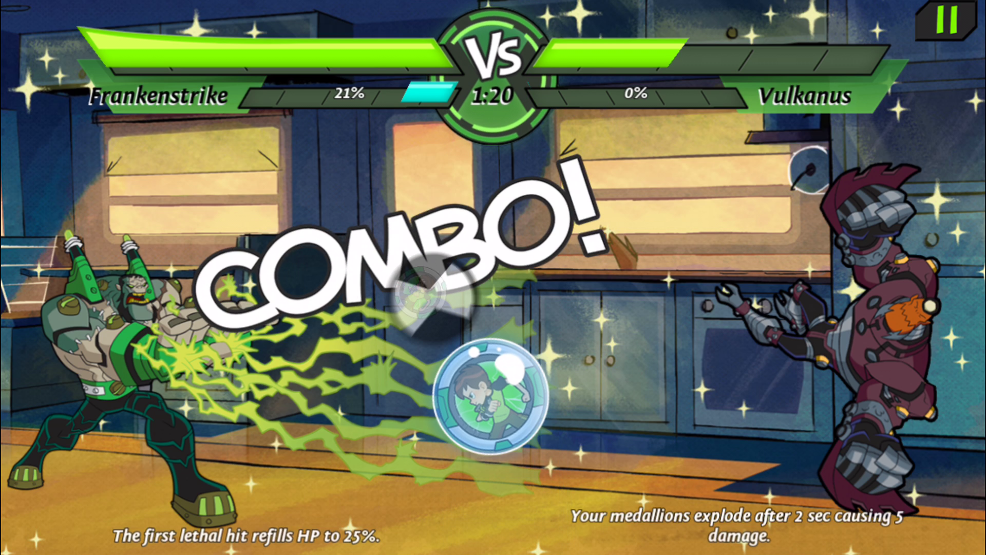 Captura de Tela do Jogo Ben10: Evolução Alienígena