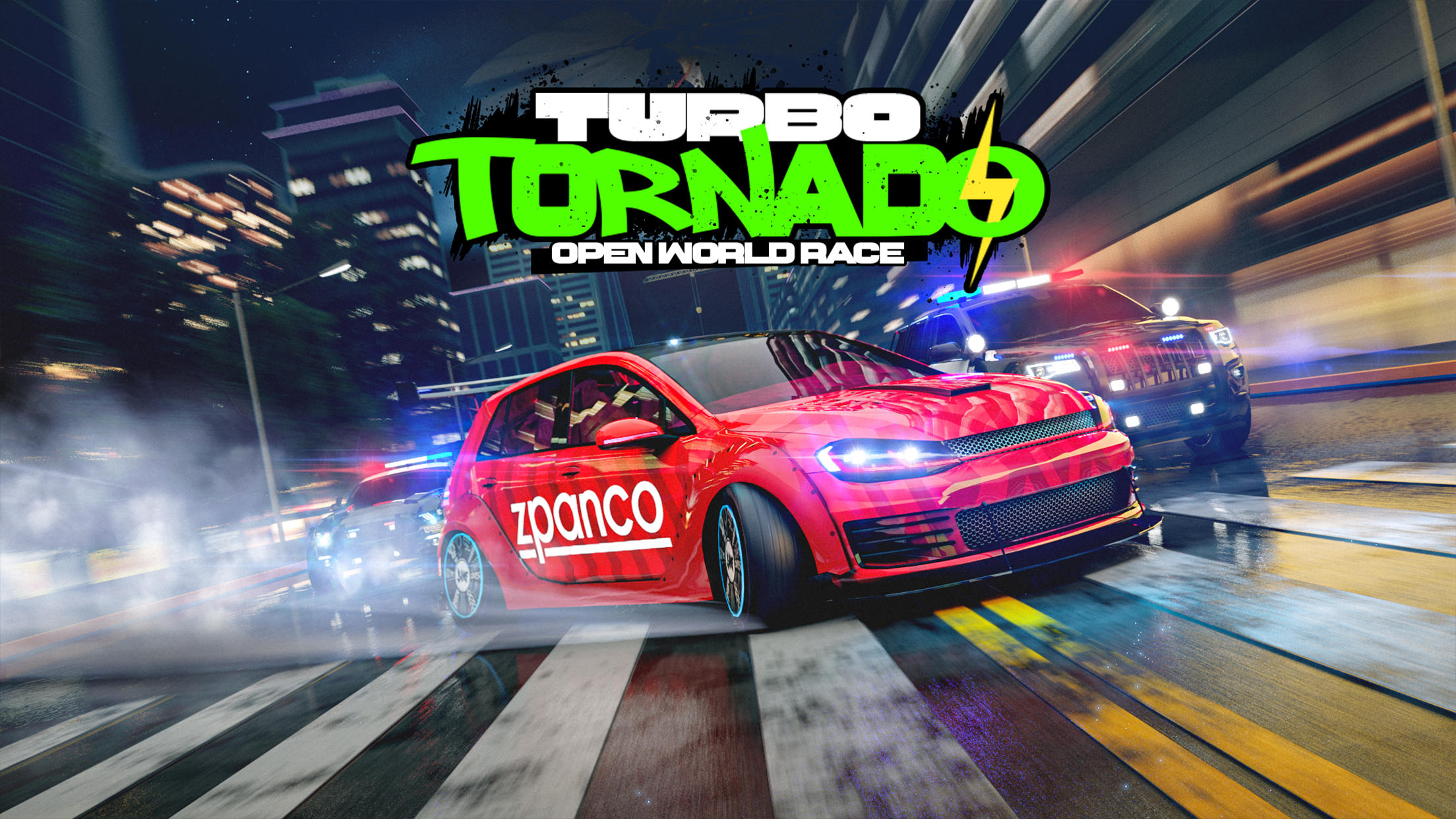 Turbo Tornado: 오픈 월드 레이싱 게임 스크린 샷