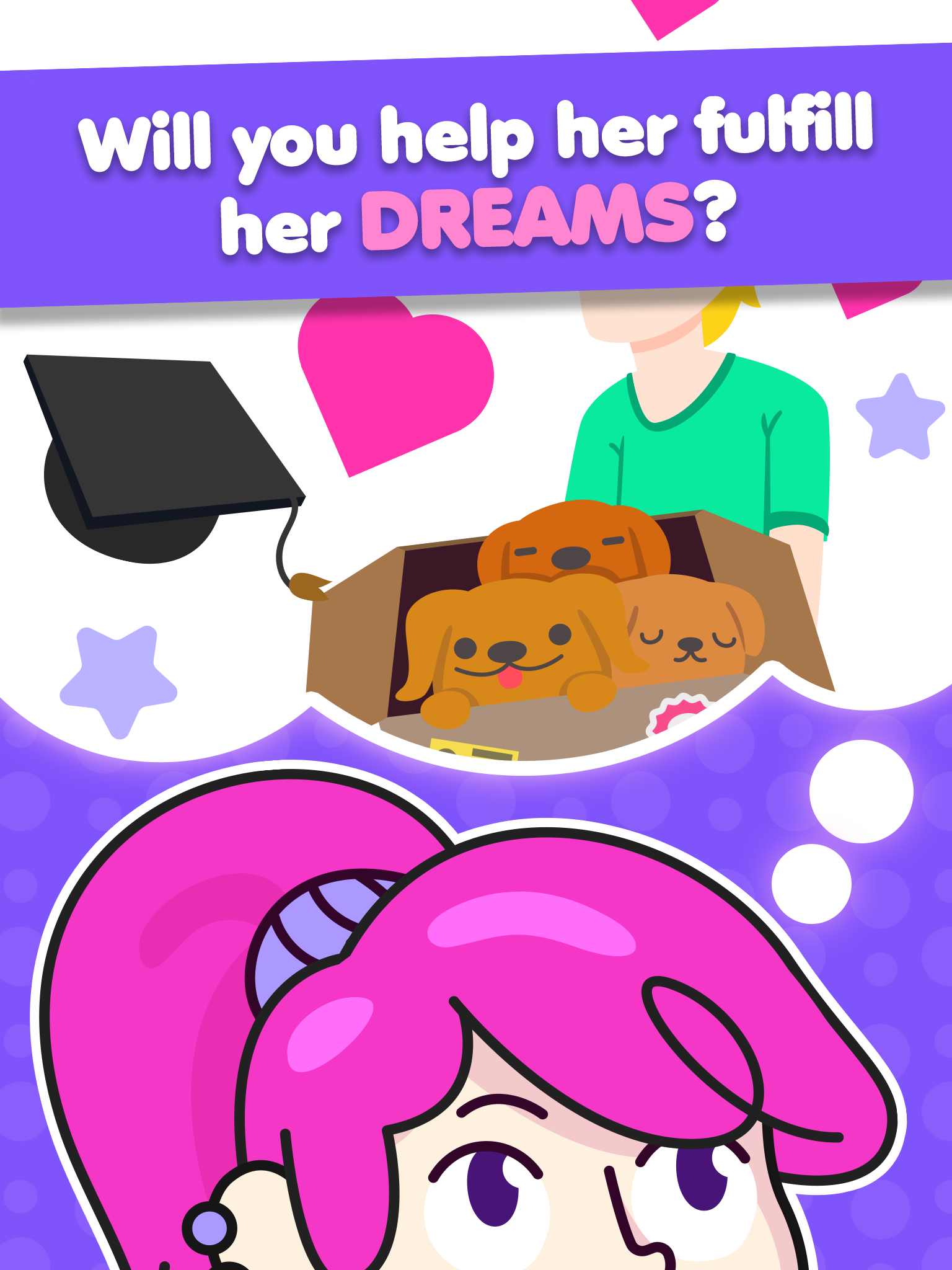 Captura de Tela do Jogo Sarah's Secrets - Interactive Story Drama Game