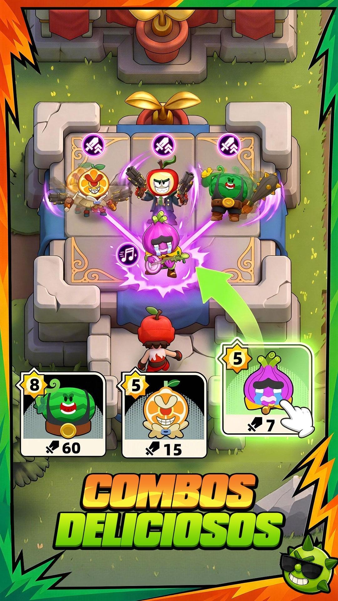 Captura de Tela do Jogo Plants on Fire: Attack&Defend