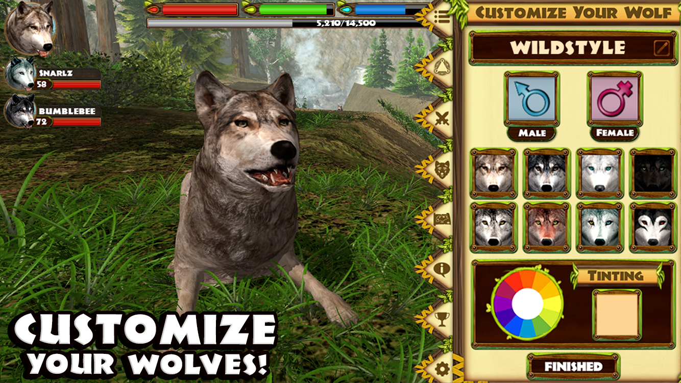Ultimate Wolf Simulator Game Screenshot