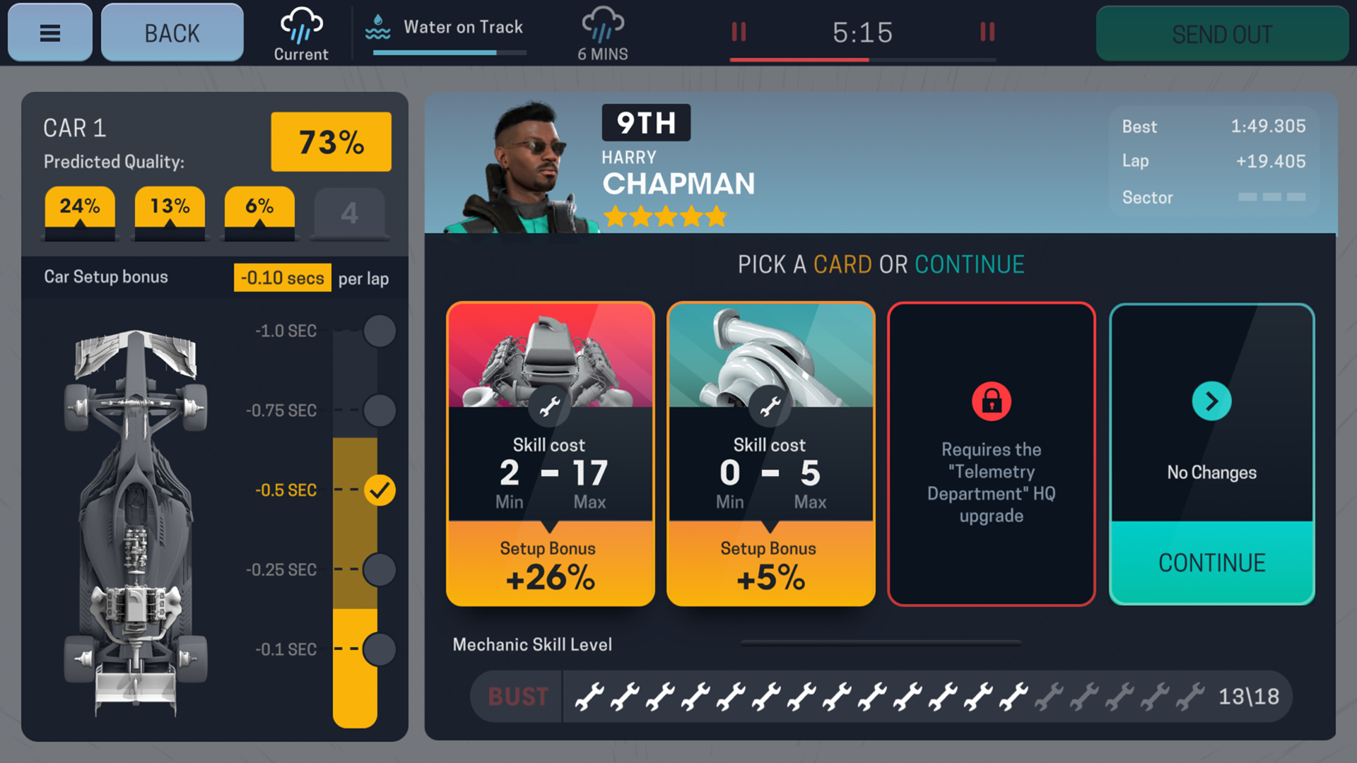 Motorsport Manager Mobile 3 Game Screenshot