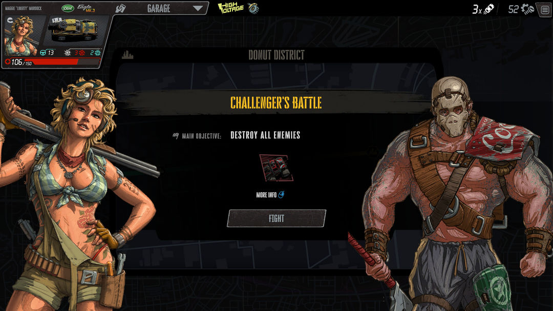 Screenshot of Death Roads: Tournament Prologue