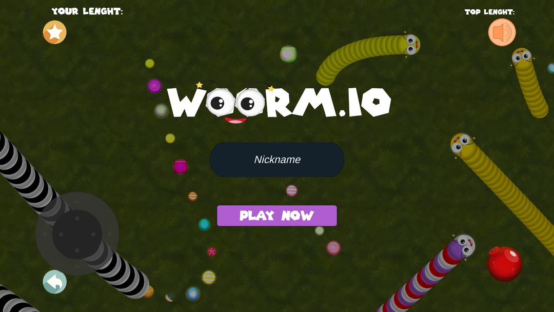 Woorm.io ภาพหน้าจอเกม