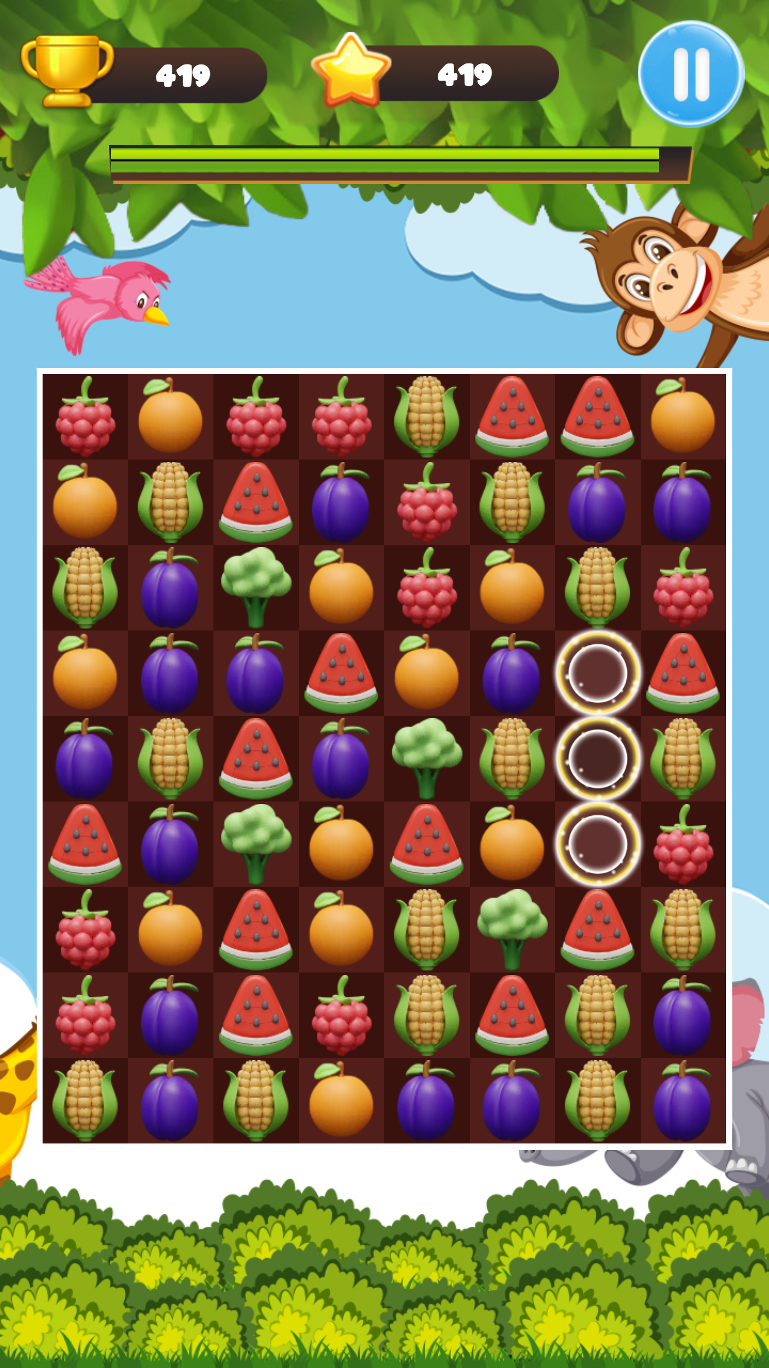 Fruits Farm Match 3 게임 스크린샷