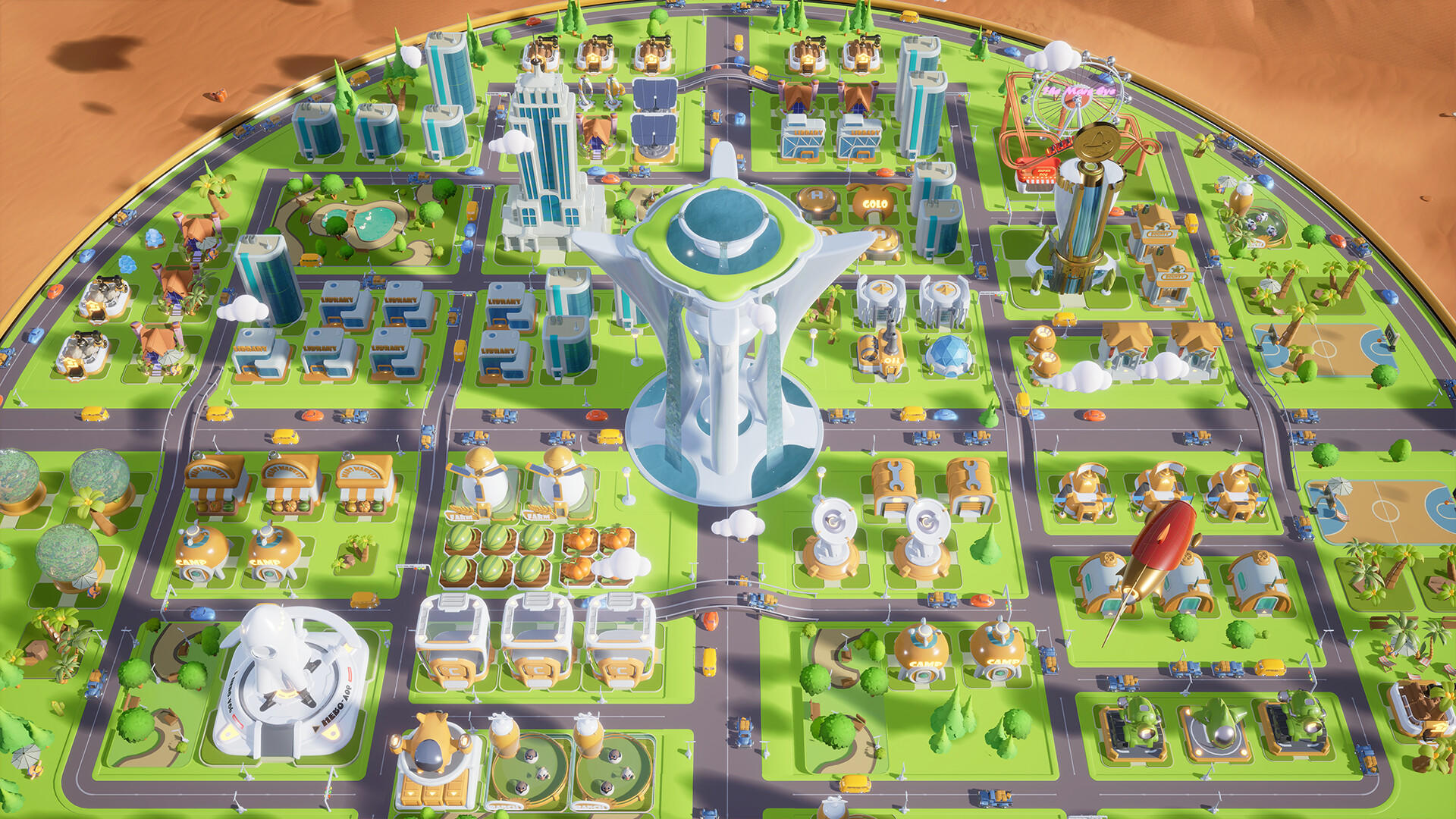 Build Master: MarsVille Game Screenshot