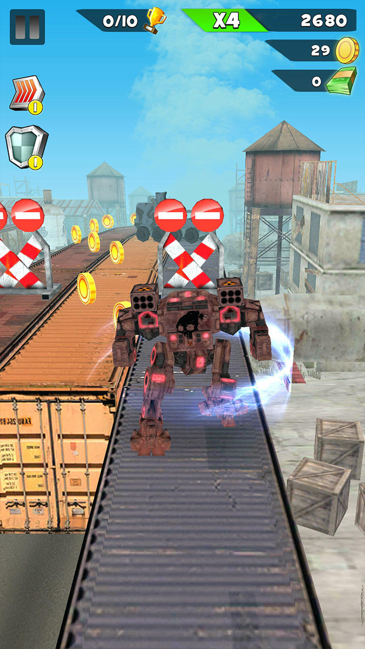 Robots Tanks Game Screenshot