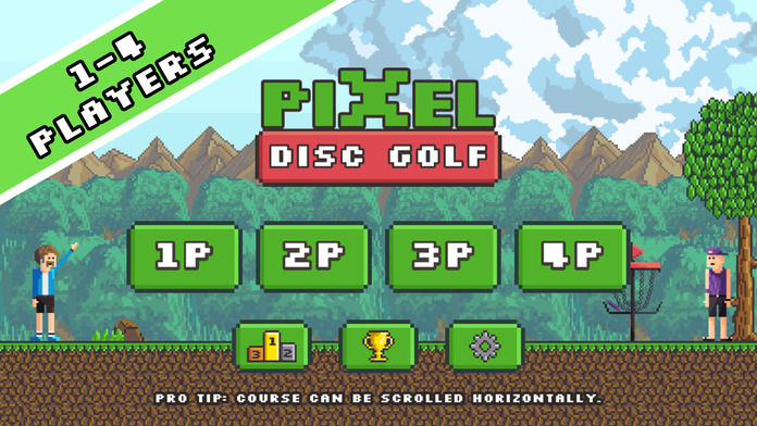 Pixel Disc Golf ภาพหน้าจอเกม