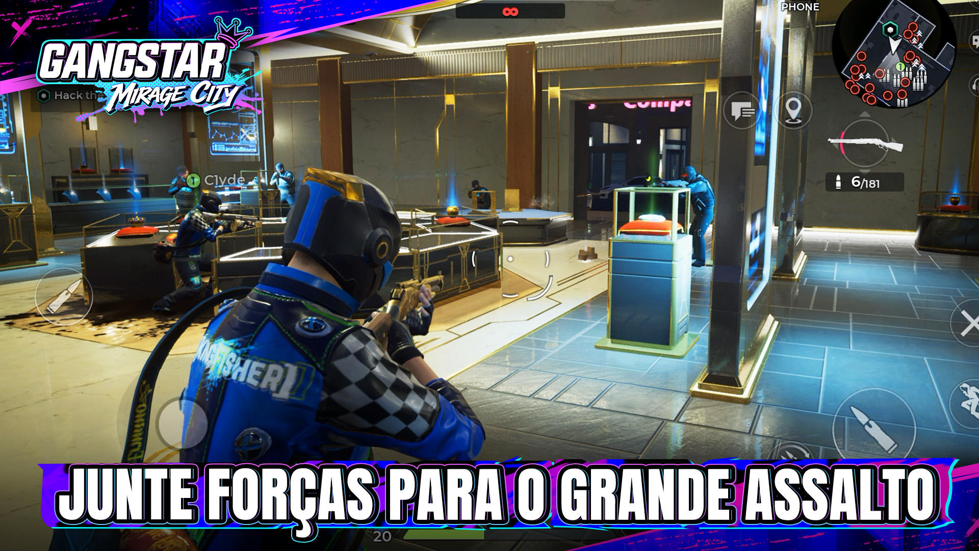 Captura de Tela do Jogo Gangstar Mirage City: Online