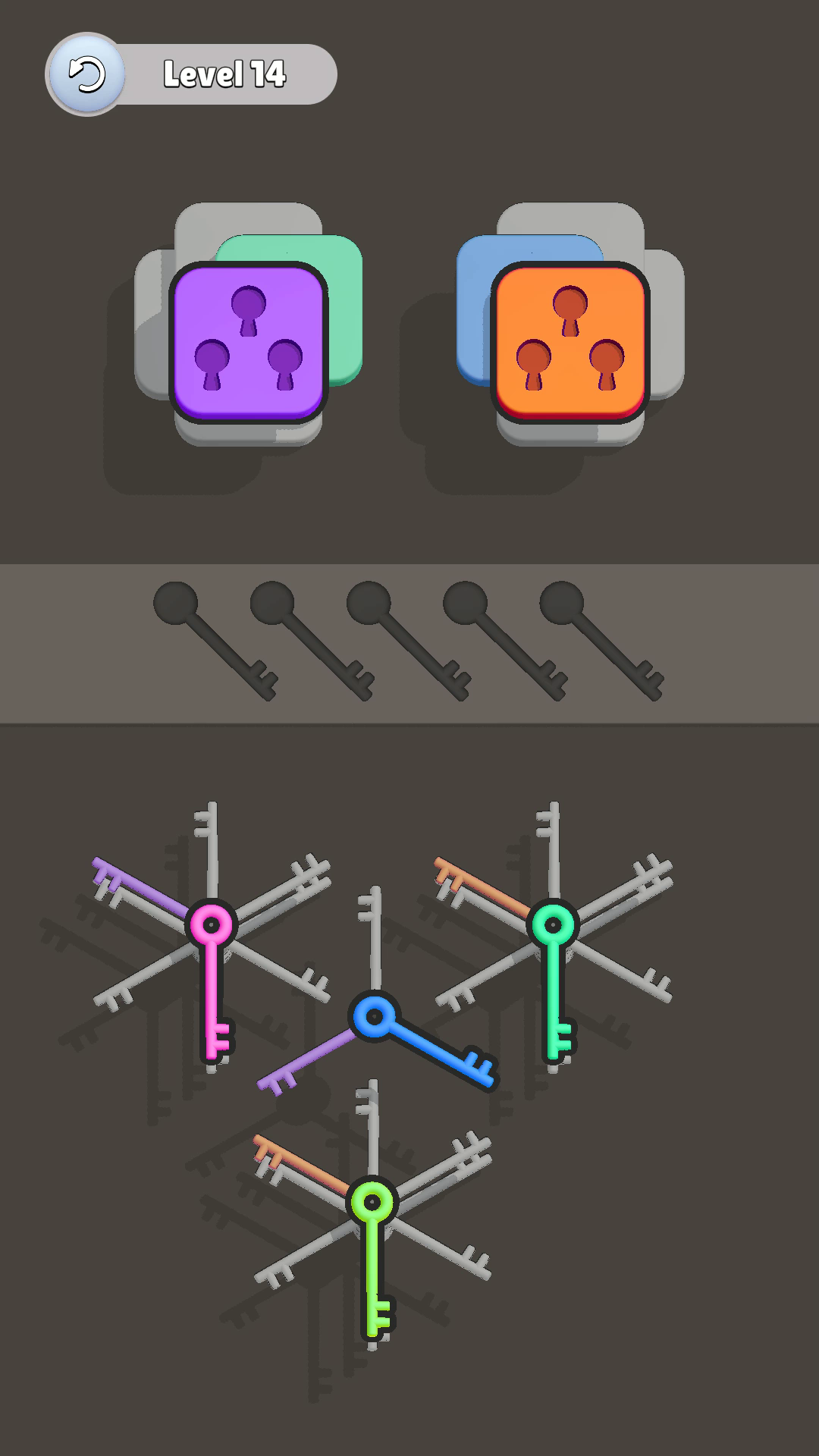 Triple Keys Mahjong Game Screenshot