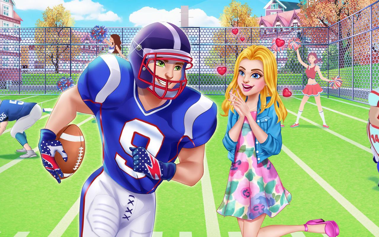 High School Cheerleader Love ゲームのスクリーンショット