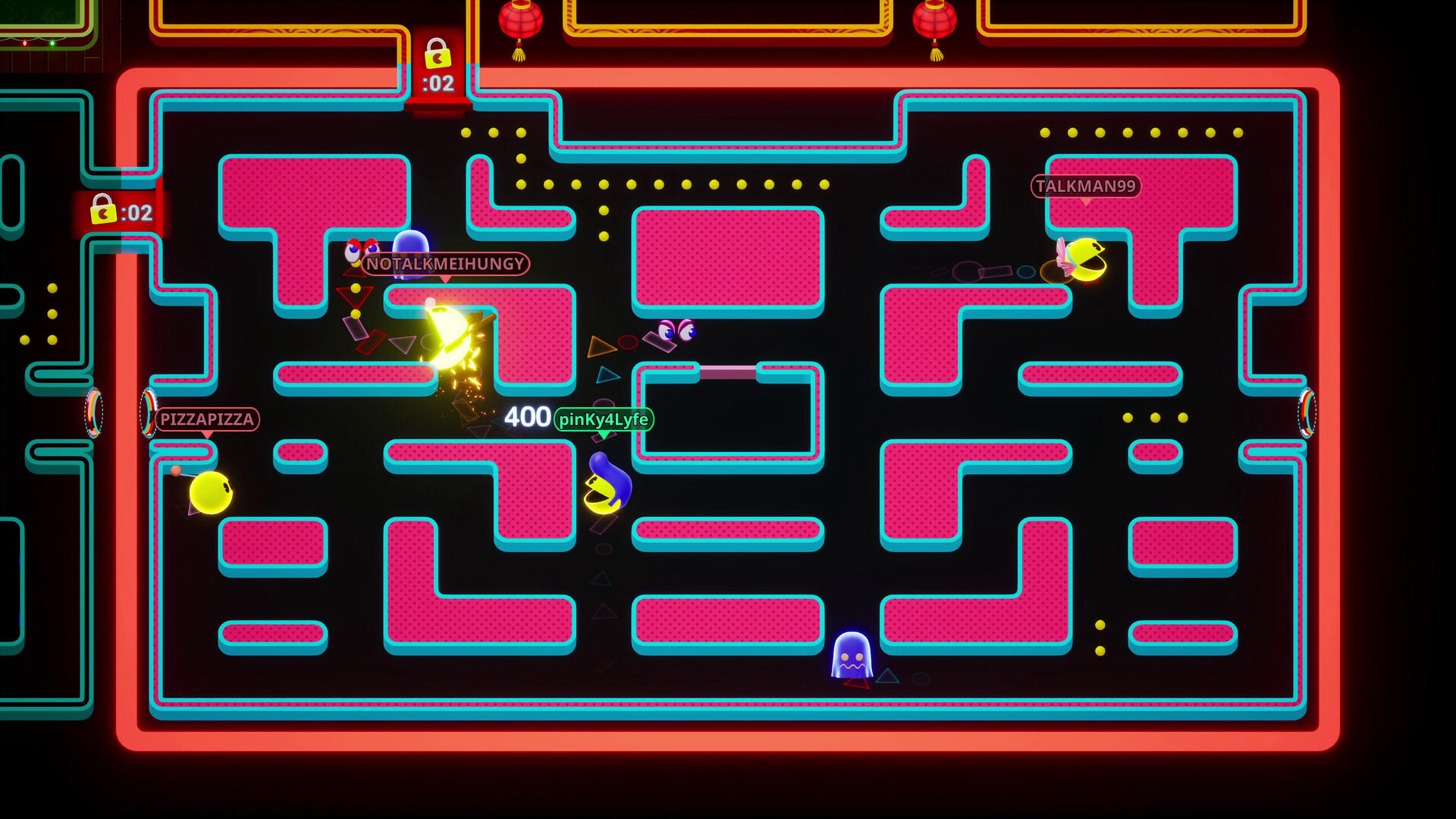 Screenshot of PAC-MAN Mega Tunnel Battle: Chomp Champs