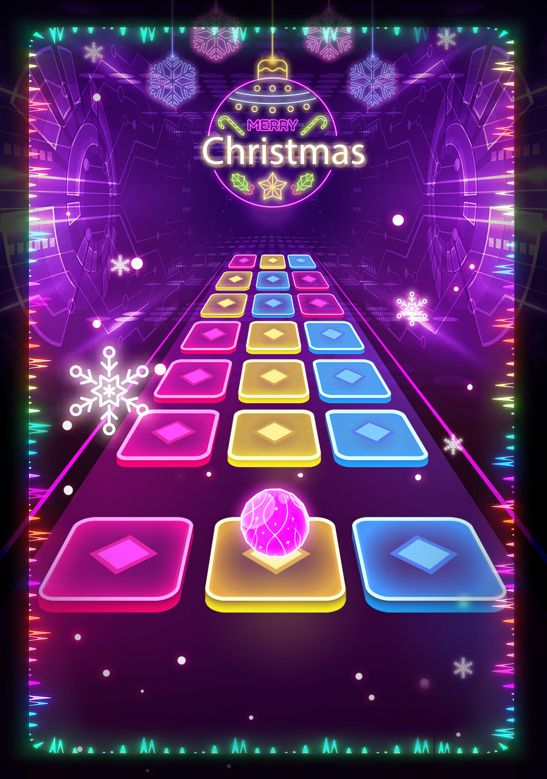 Color Hop 3D - Music Game Game Screenshot