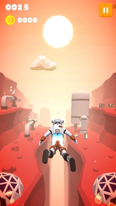 Screenshot of Mars: Jetpack Space Odyssey