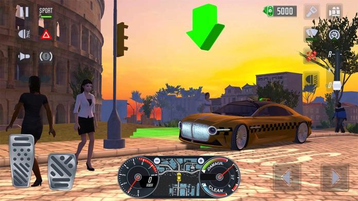 Captura de Tela do Jogo Taxi Sim 2022 Evolution