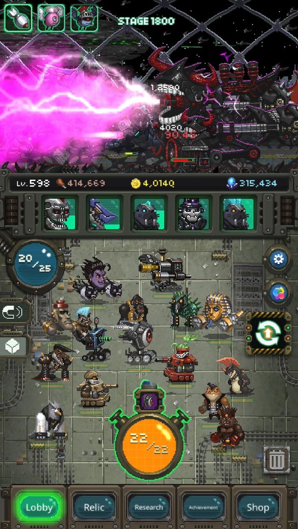 Screenshot of World Beast War: idle merge ga