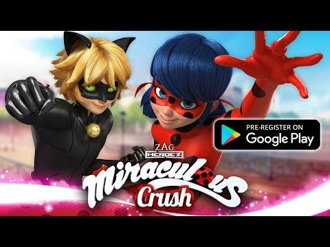 MIRACULOUS CRUSH 📲 NEW GAME APP - A Ladybug & Cat Noir Match 3