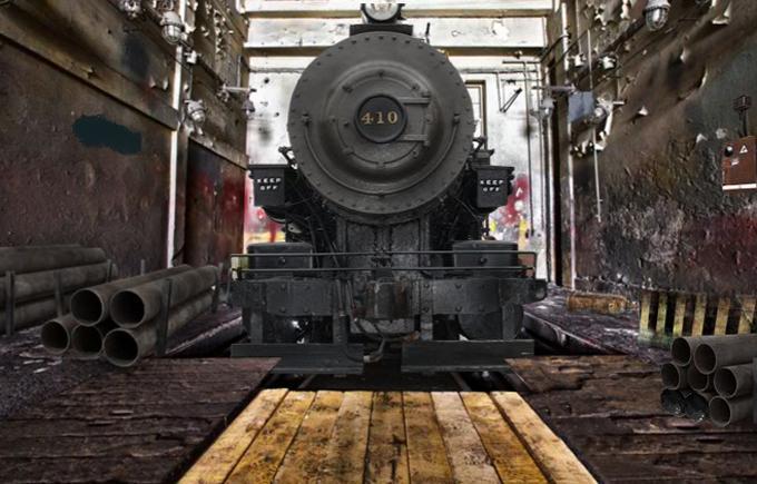 Escape Games - Abandoned Railway Factory Game Screenshot