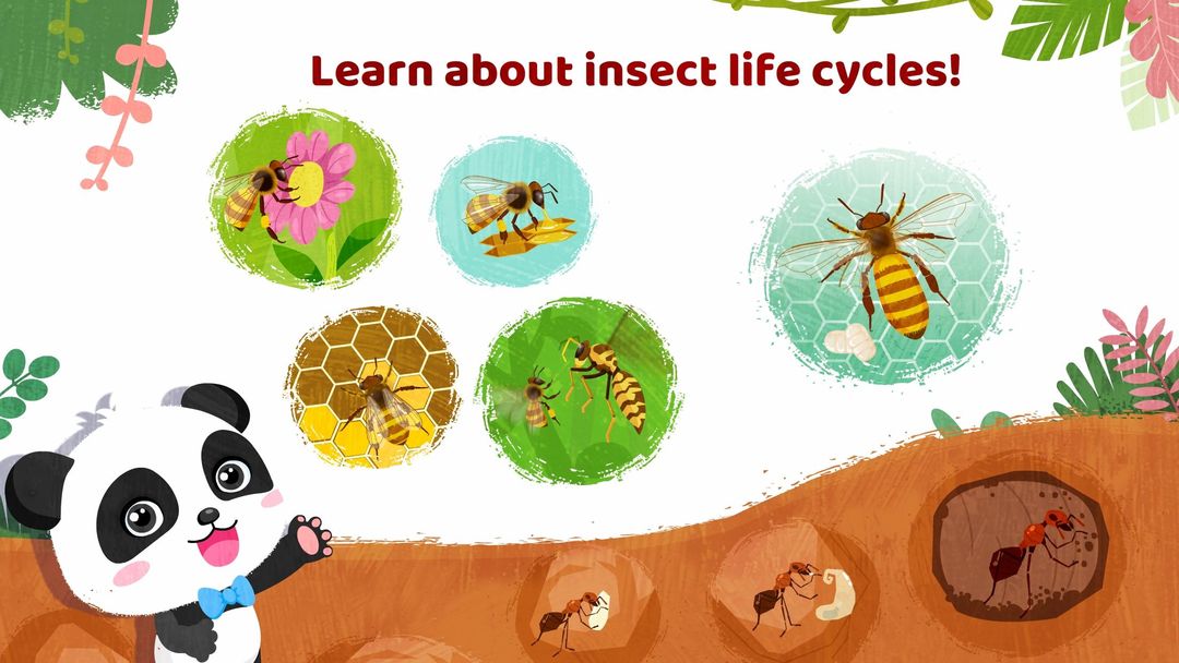 Little Panda's Insect World screenshot game