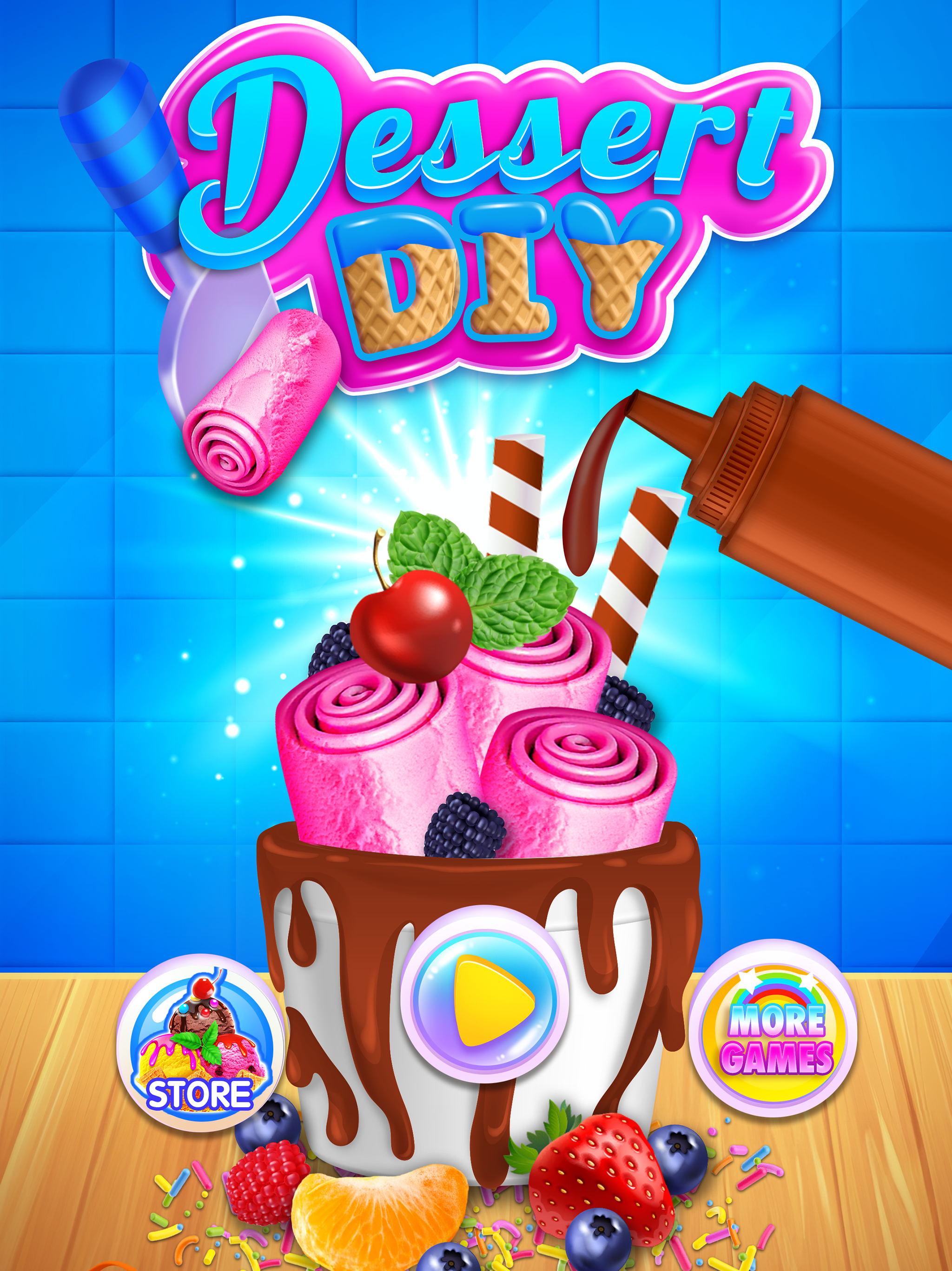 Dessert Maker DIY - Ice Cream ภาพหน้าจอเกม