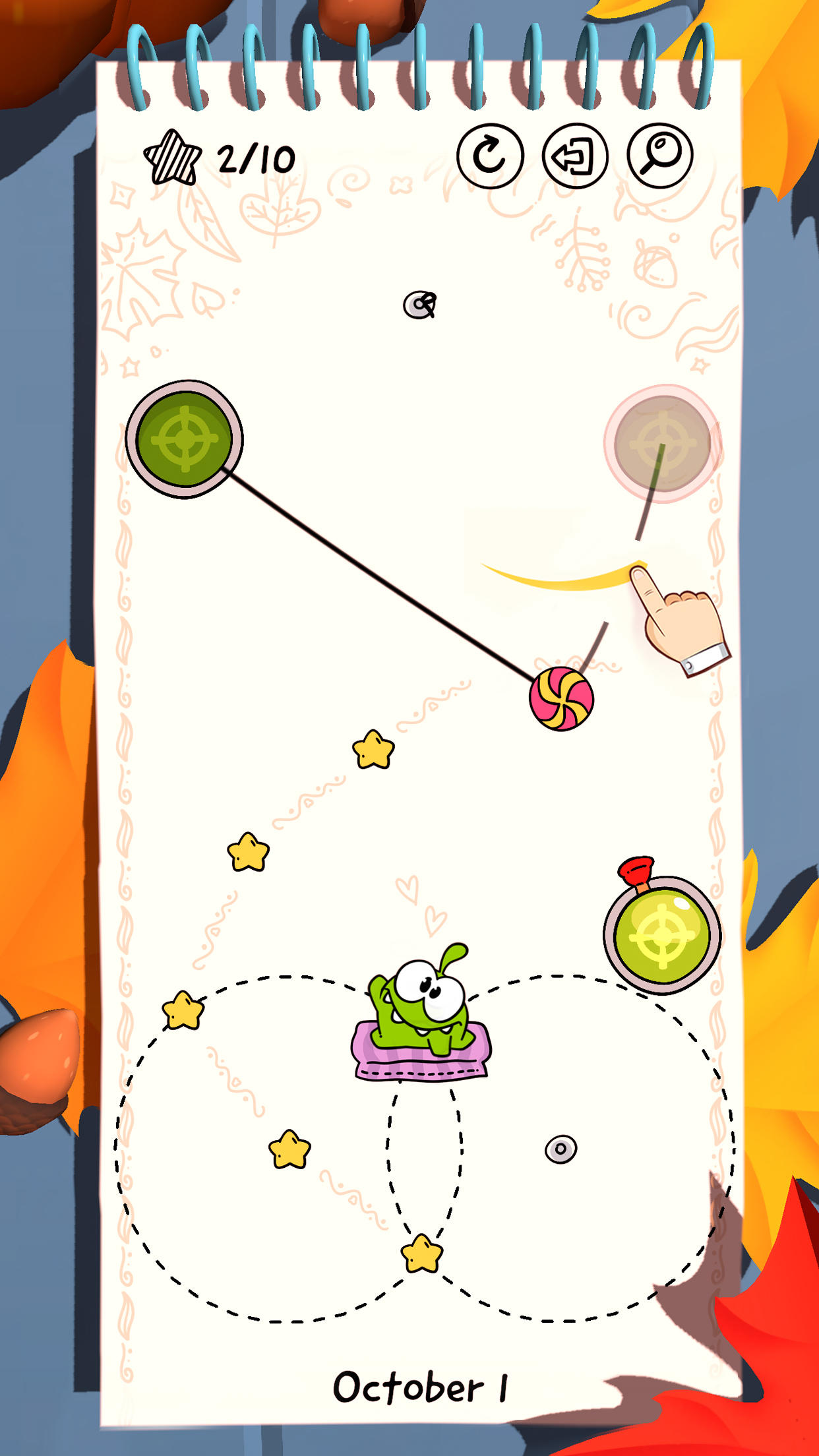 Cut the Rope Daily遊戲截圖