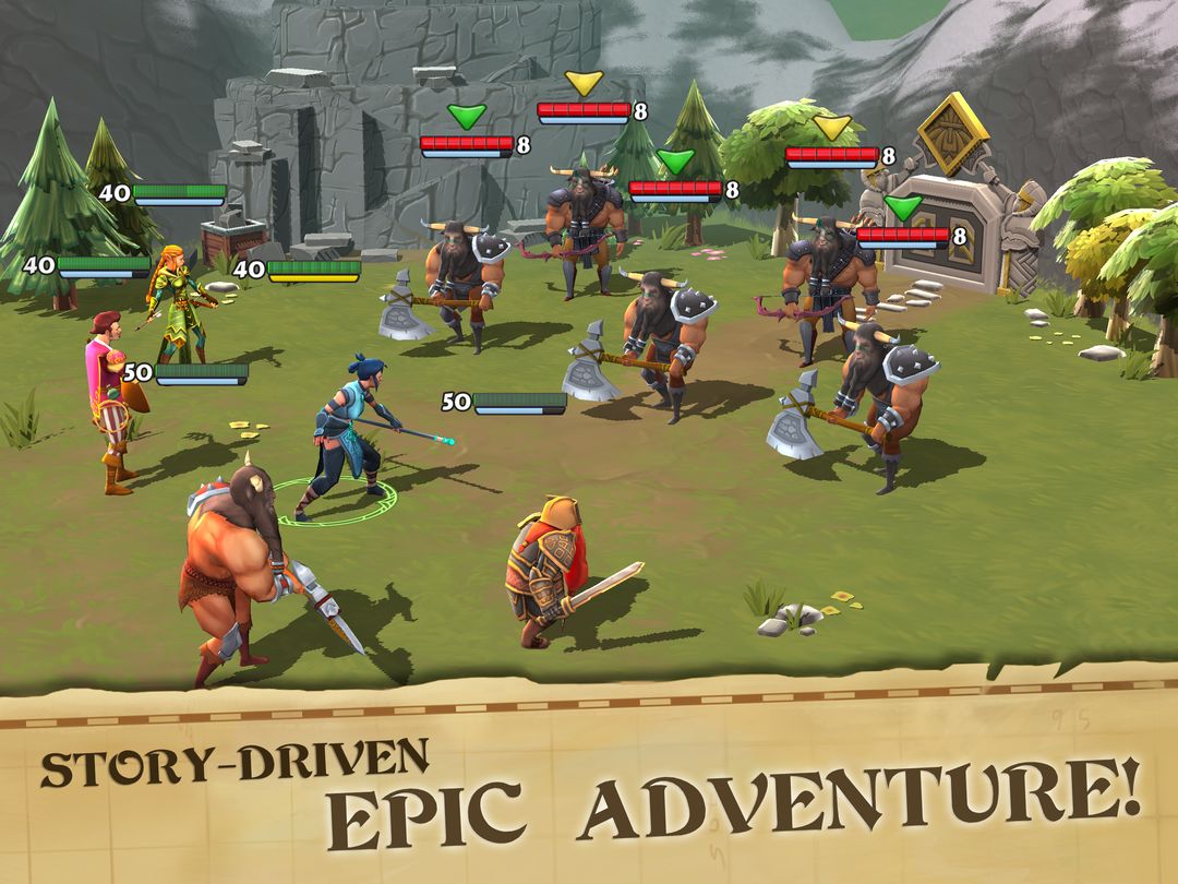 Screenshot of RPG Dice Adventure