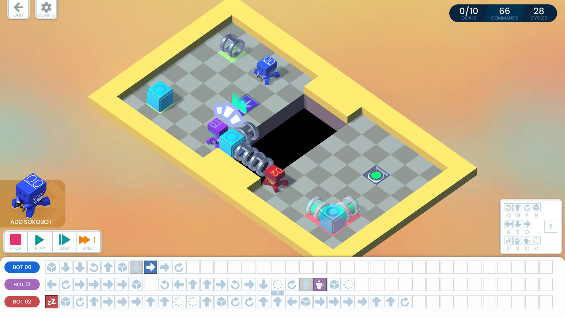 SOKOBOT Game Screenshot