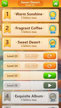 Wordsdom2 – Best Word Puzzles 게임 스크린샷