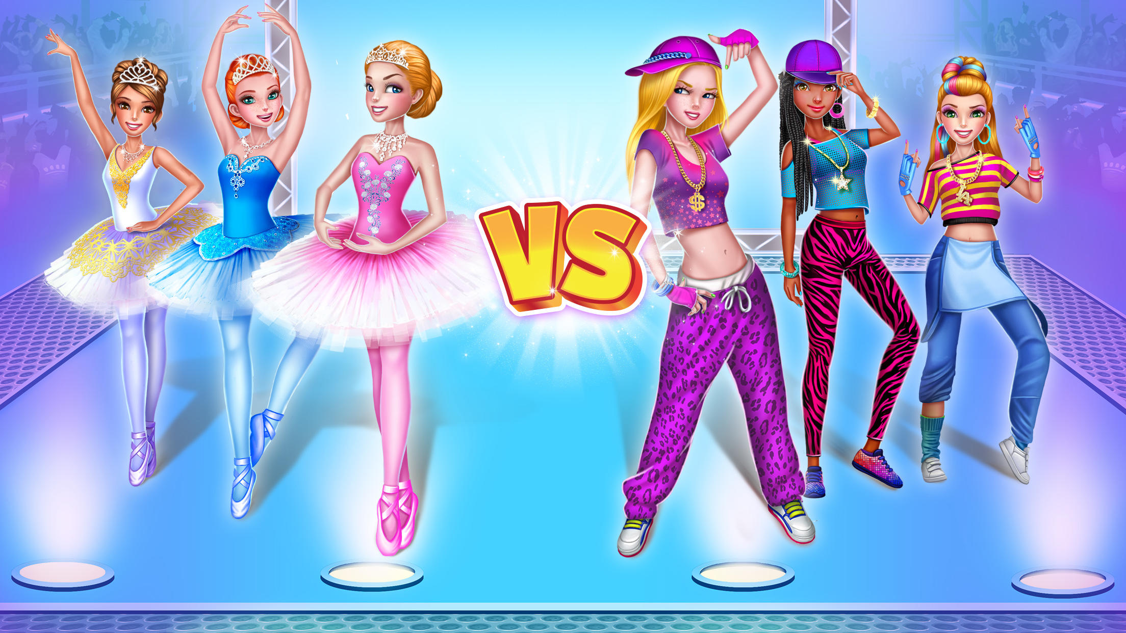 Dance Clash: Ballet vs Hip Hop Game Screenshot