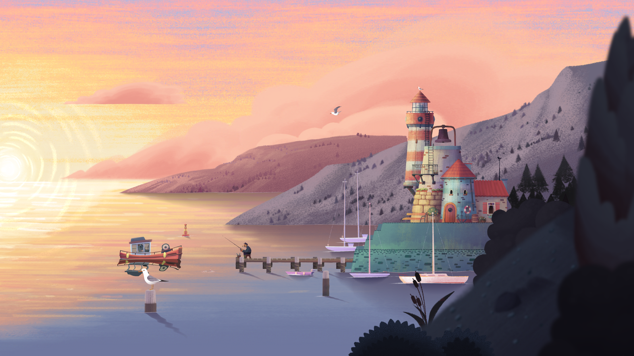 Old Man's Journey Game Screenshot