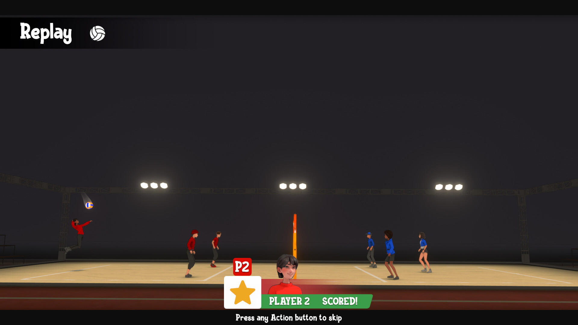 VolleySmash Game Screenshot