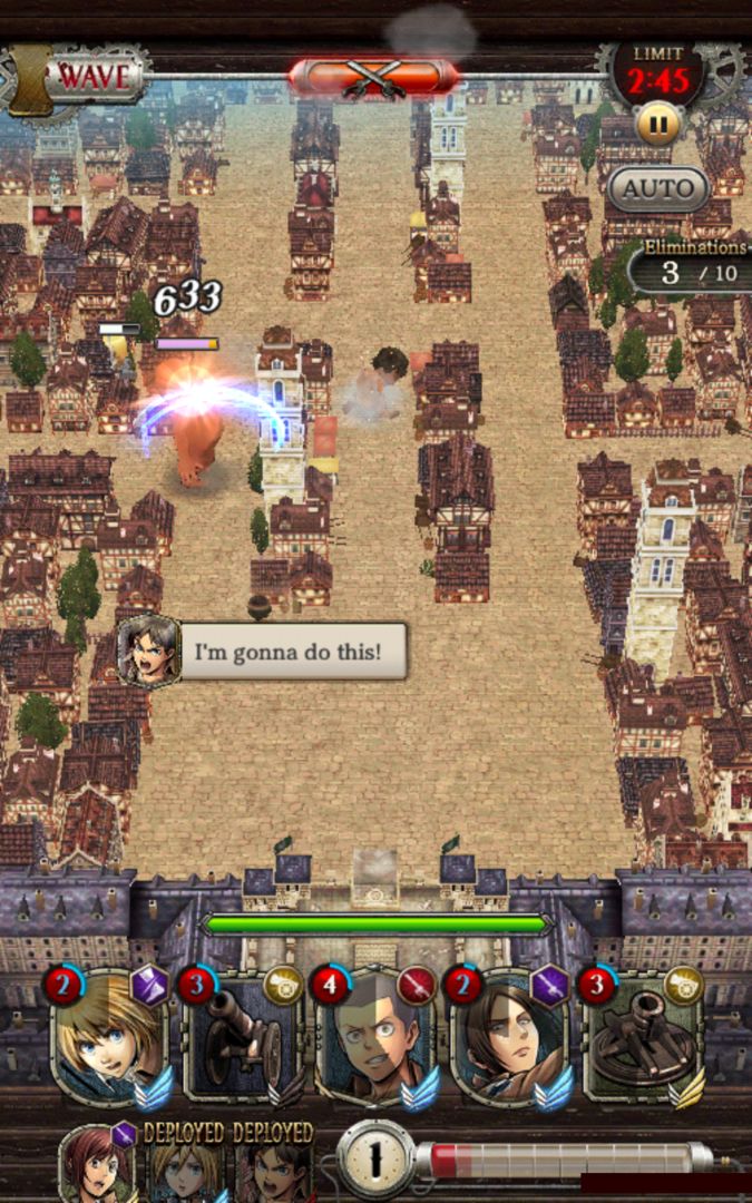 Screenshot of Attack on Titan TACTICS