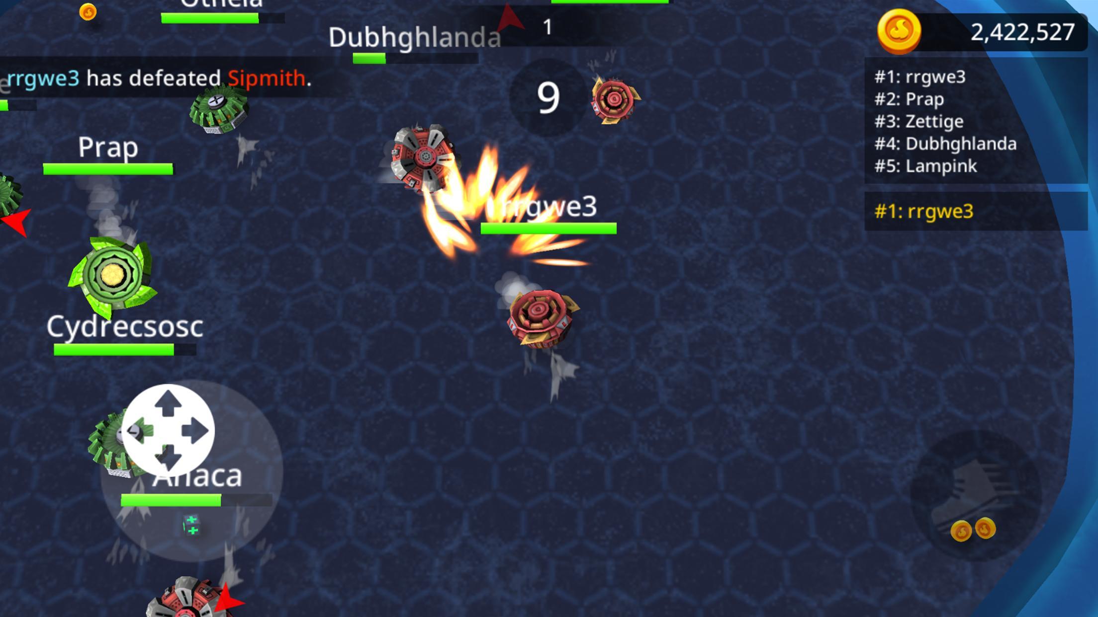 Spin Blade Battle .io - Burst God Stars Multiplay Game Screenshot