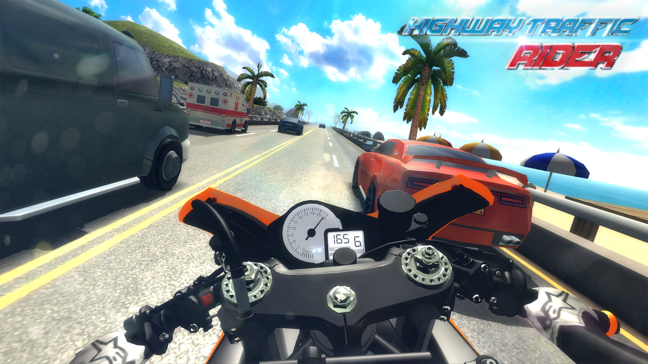 Captura de Tela do Jogo Highway Traffic Rider
