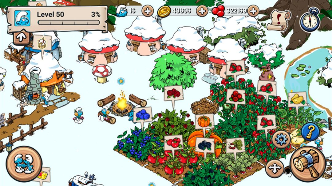 Screenshot of Smurfs' Village