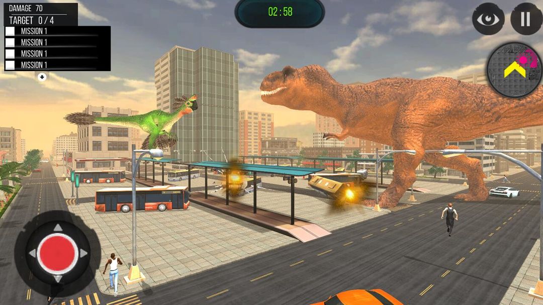 Dinosaur Game Simulator ภาพหน้าจอเกม