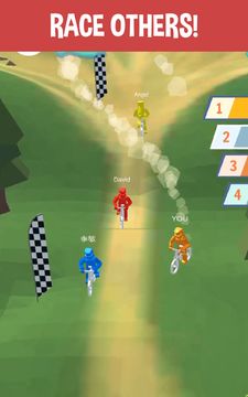 Hill Down Race Game Screenshot