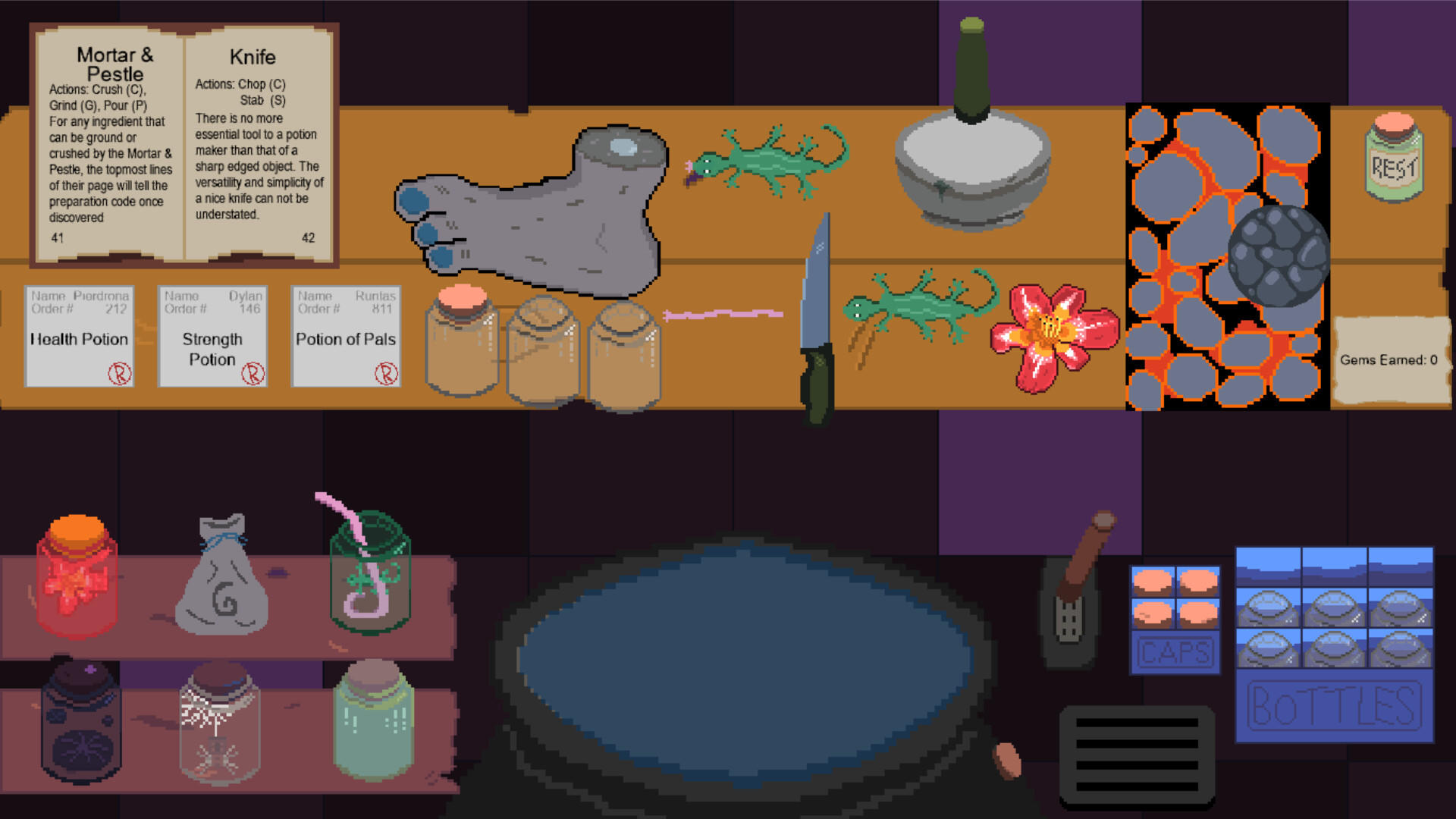 Potion Problem Game Screenshot