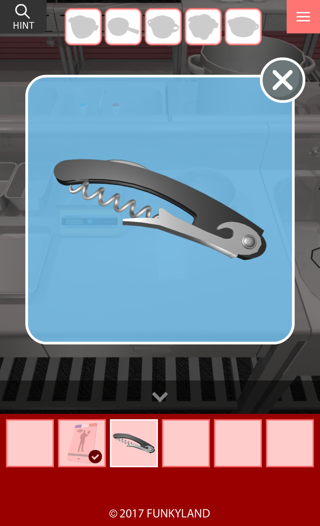 Escape a French Restaurant Game Screenshot