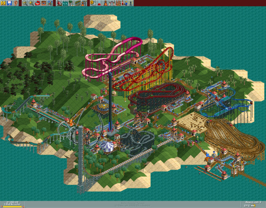 RollerCoaster Tycoon®: Deluxe screenshot game