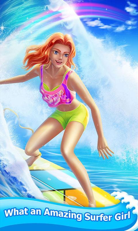 Summer Girls Surfing SPA Salon Game Screenshot