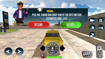Cuplikan Layar Game City Taxi Cab Driver Simulator