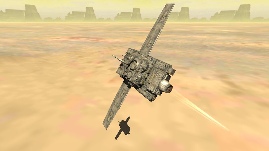 Flying Battle Tank Simulator ภาพหน้าจอเกม