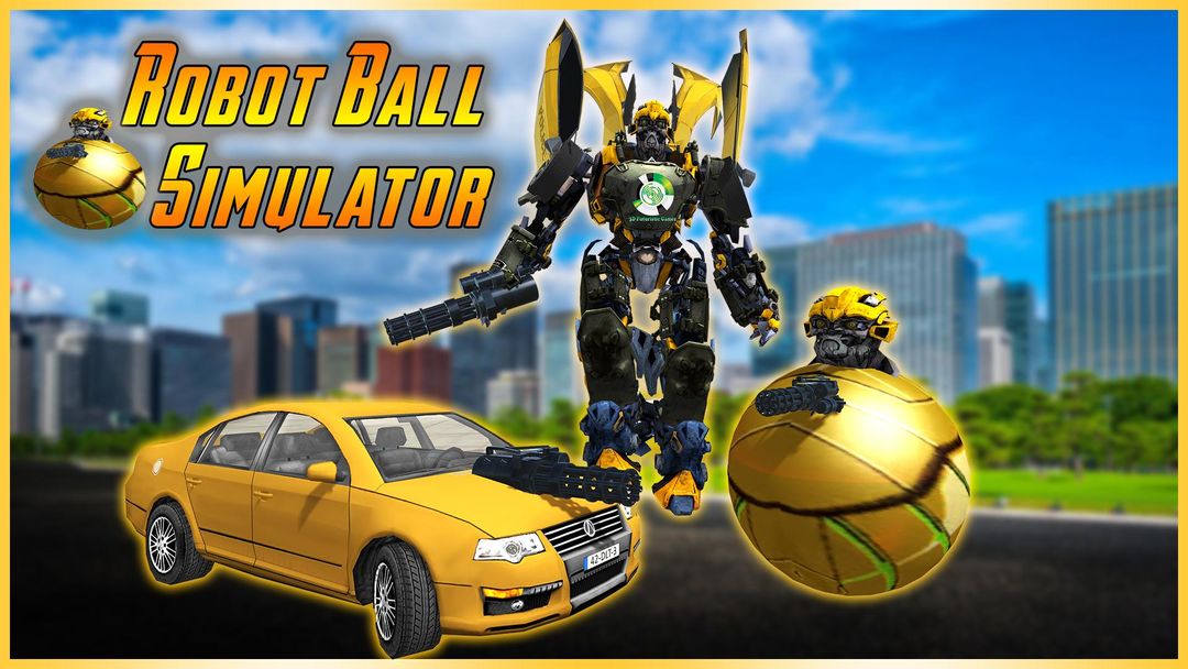 Screenshot of Robot Ball Simulator Ball Game